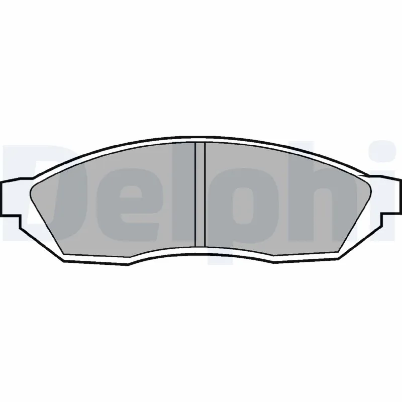 Brake Pad Set, disc brake LP208