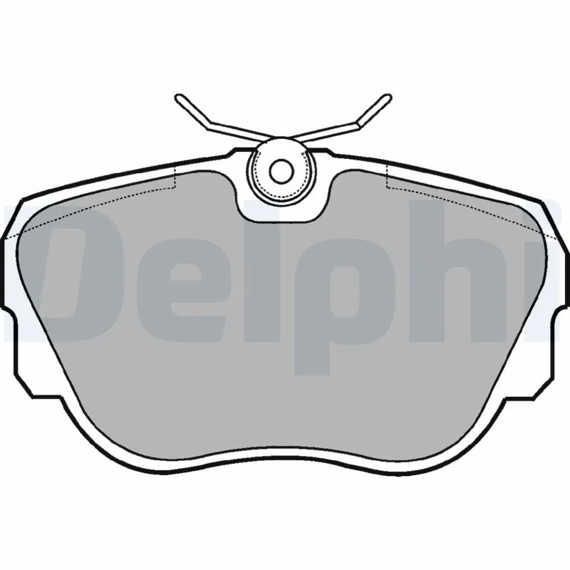 Brake Pad Set, disc brake LP596