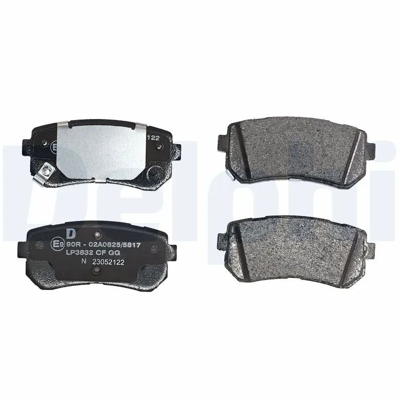 Brake Pad Set, disc brake LP3832