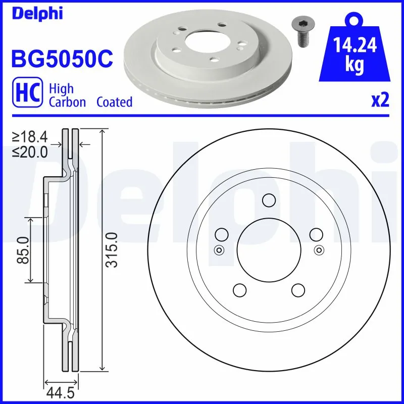 Brake Disc BG5050C