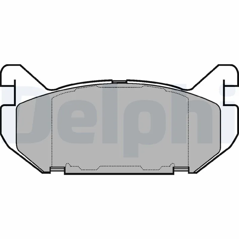 Brake Pad Set, disc brake LP802