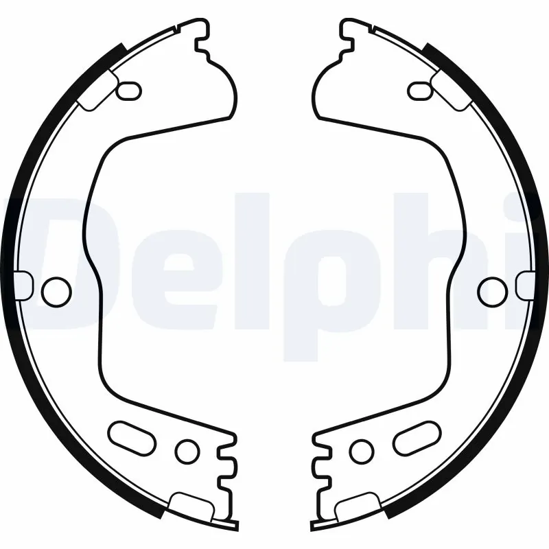 Brake Shoe Set, parking brake LS2155