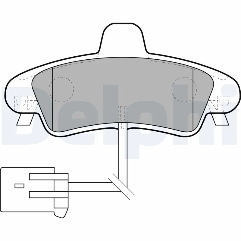 Brake Pad Set, disc brake LP1683