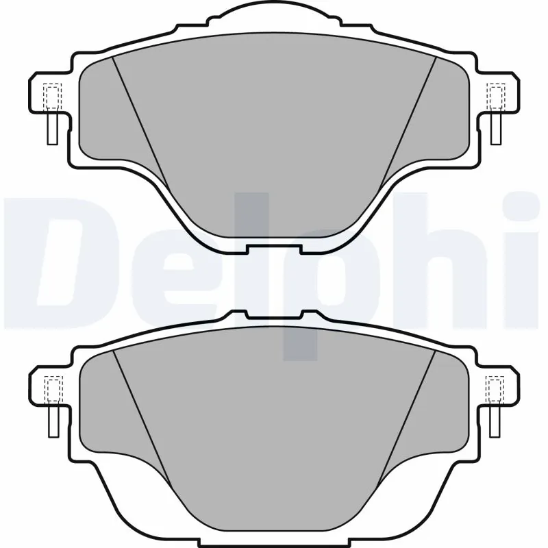 Brake Pad Set, disc brake LP2509