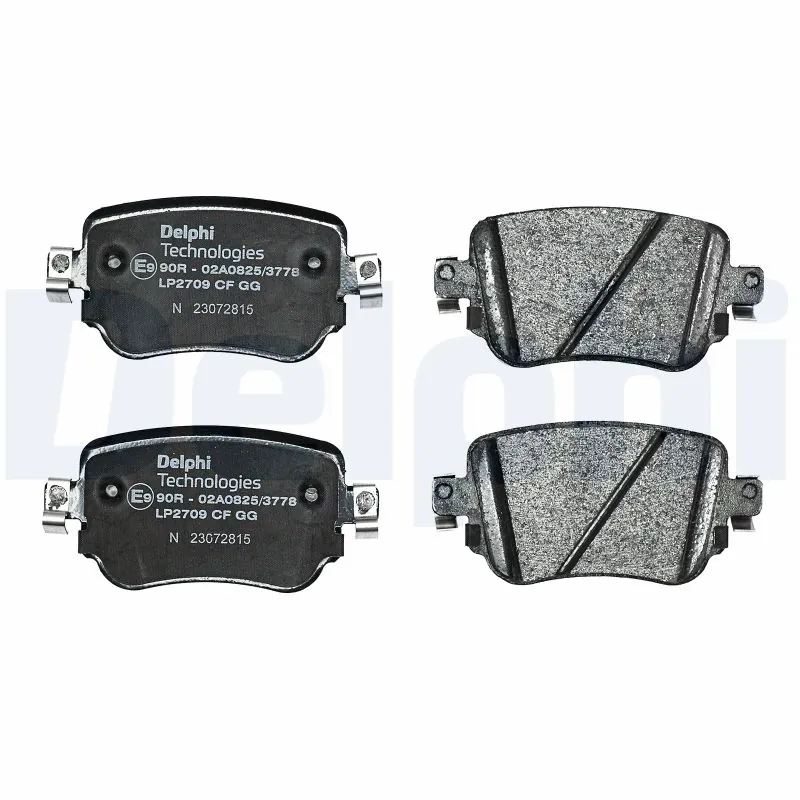 Brake Pad Set, disc brake LP2709