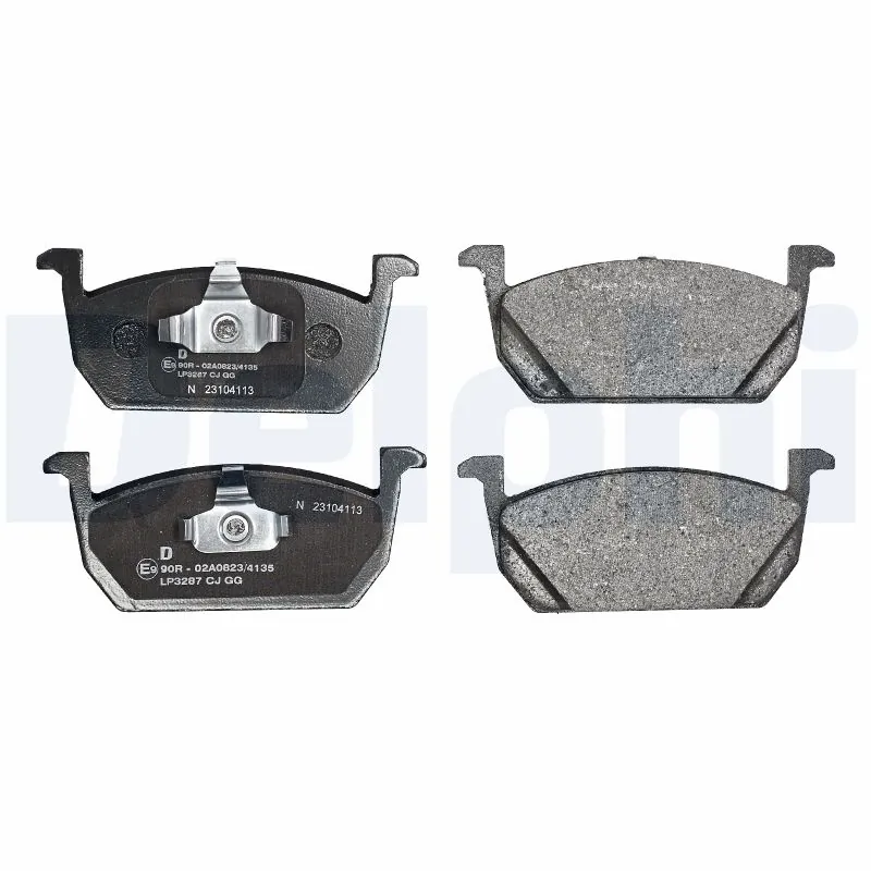 Brake Pad Set, disc brake LP3287