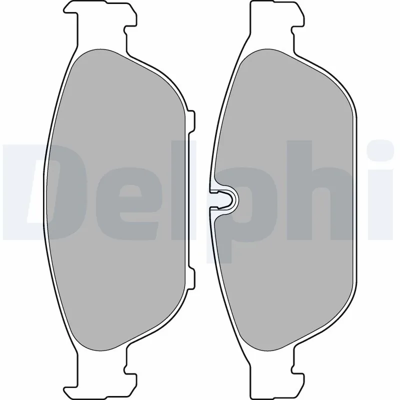 Brake Pad Set, disc brake LP2301