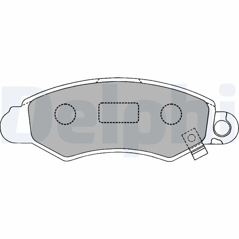 Brake Pad Set, disc brake LP1318