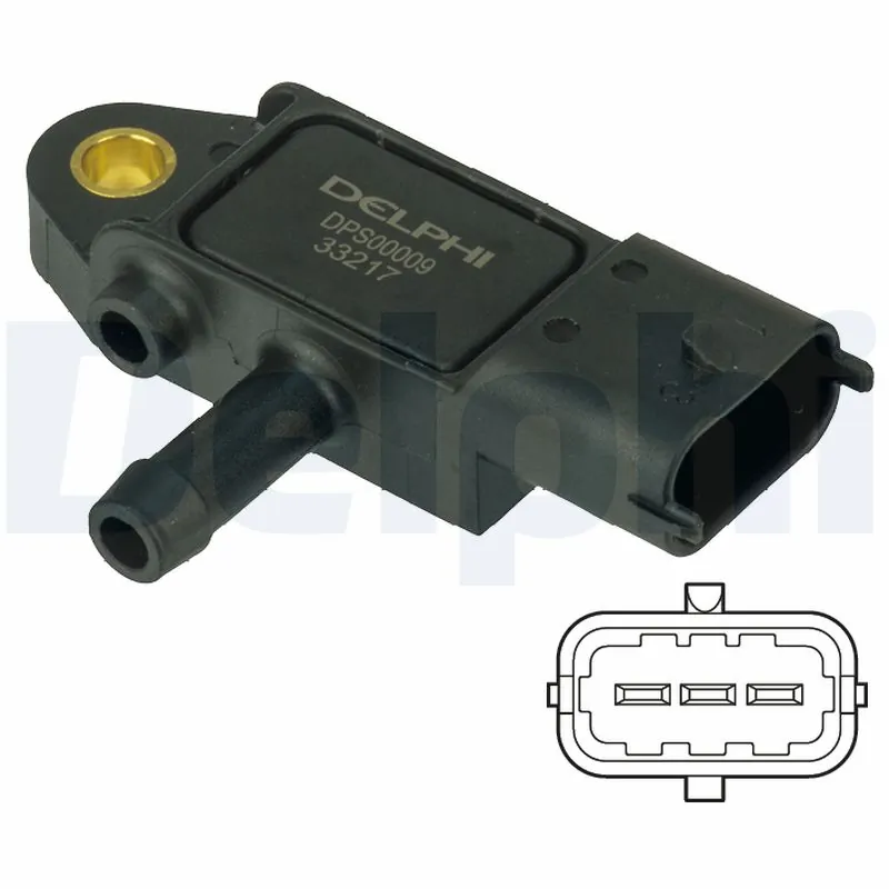Sensor, exhaust pressure DPS00009