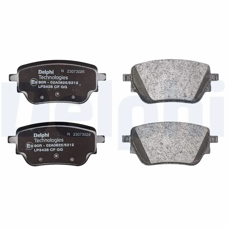 Brake Pad Set, disc brake LP3438