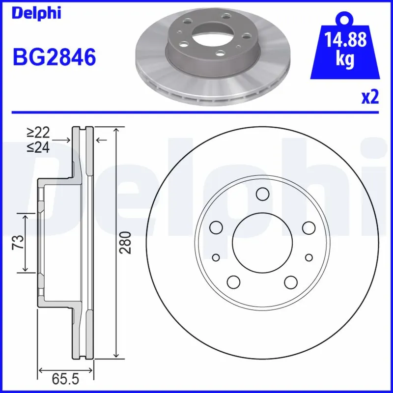 Brake Disc BG2846