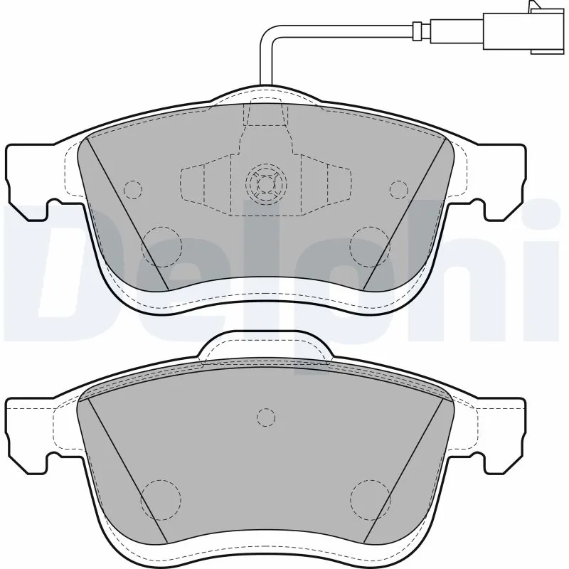 Brake Pad Set, disc brake LP2168
