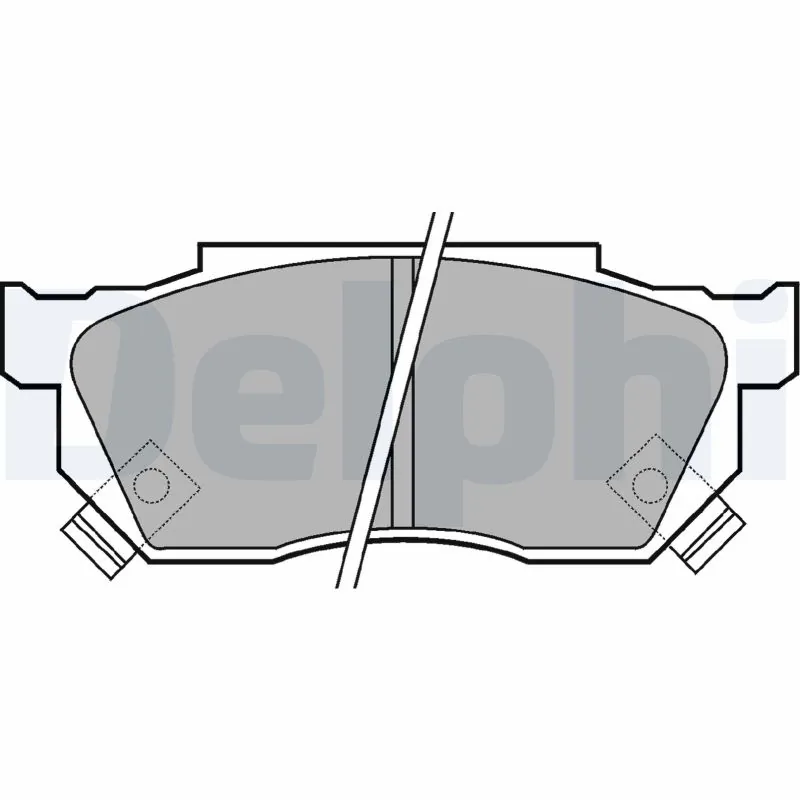 Brake Pad Set, disc brake LP445