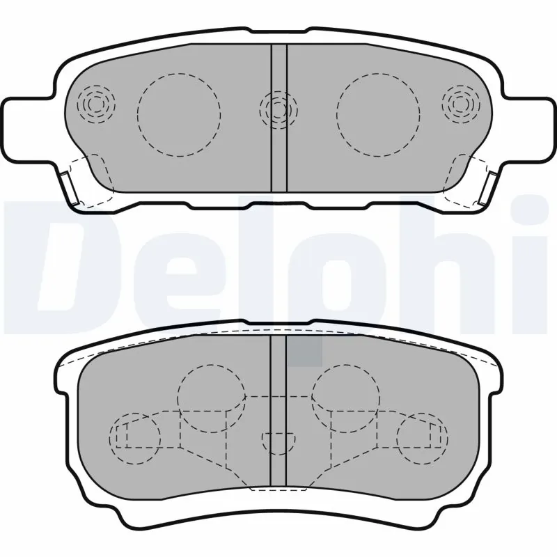Brake Pad Set, disc brake LP1852