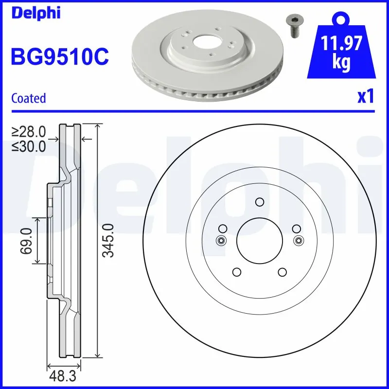 Brake Disc BG9510C