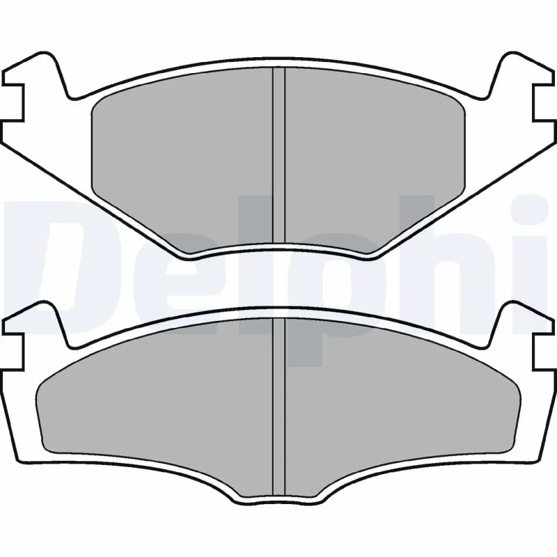 Brake Pad Set, disc brake LP979