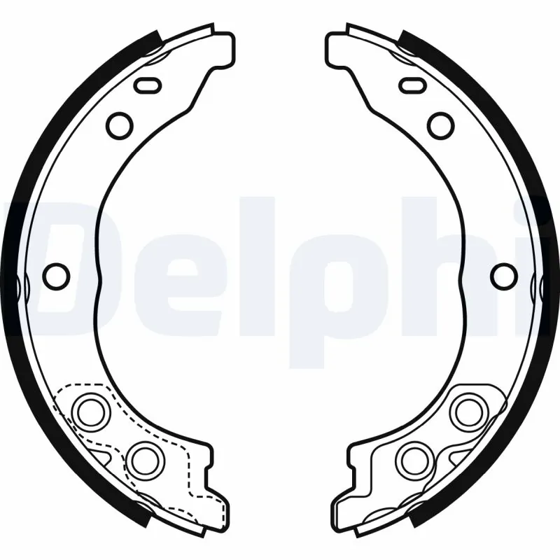 Brake Shoe Set, parking brake LS1962