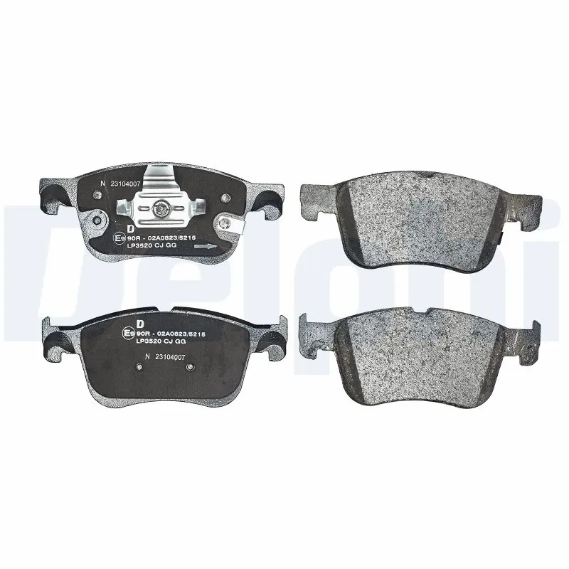 Brake Pad Set, disc brake LP3520