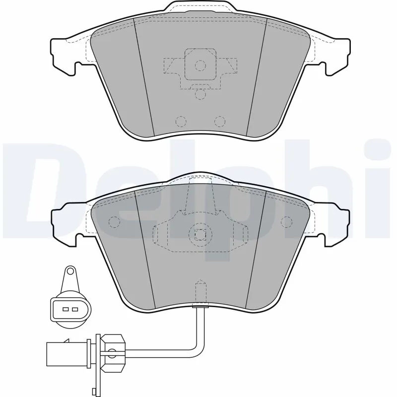 Brake Pad Set, disc brake LP1922