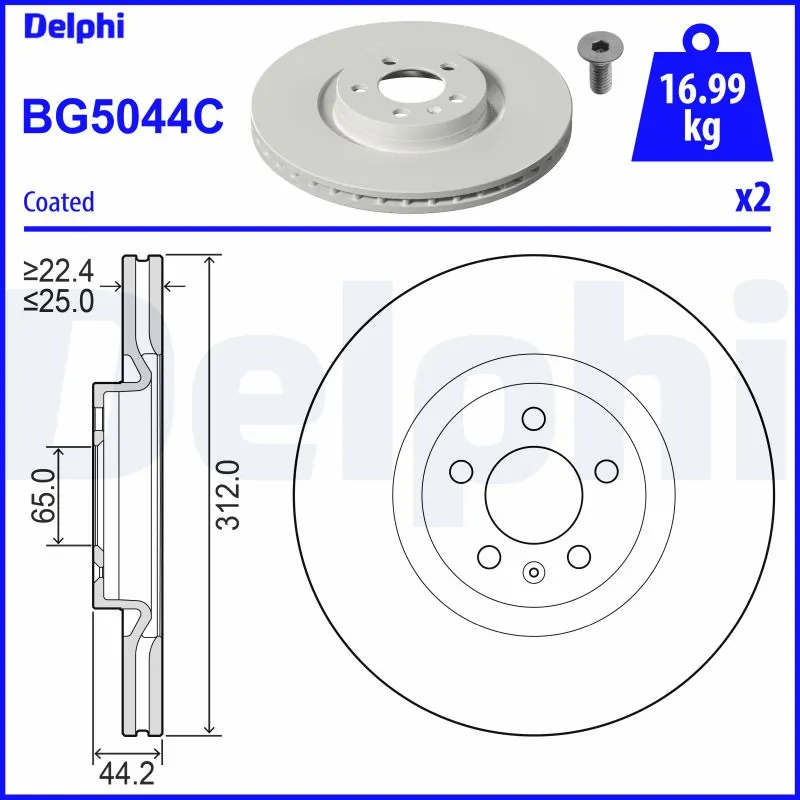 Brake Disc BG5044C