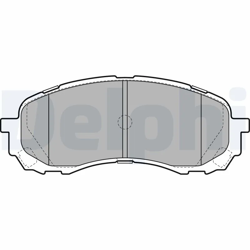 Brake Pad Set, disc brake LP2128