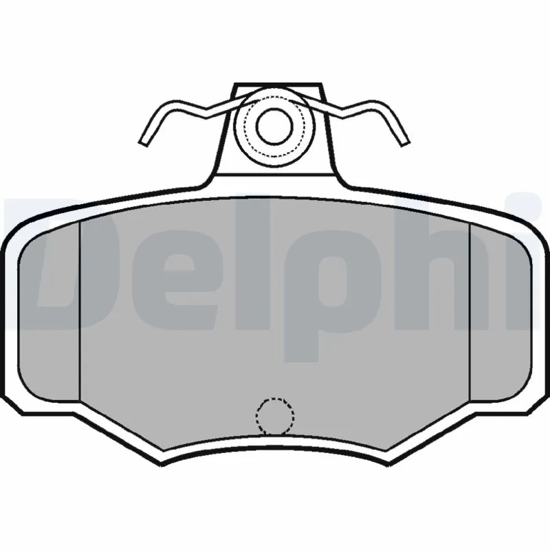 Brake Pad Set, disc brake LP617