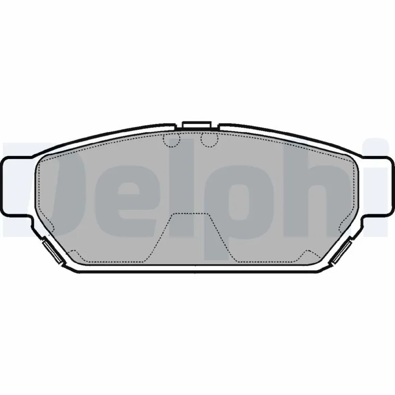 Brake Pad Set, disc brake LP968