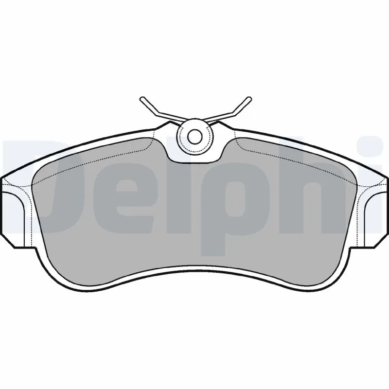 Brake Pad Set, disc brake LP616