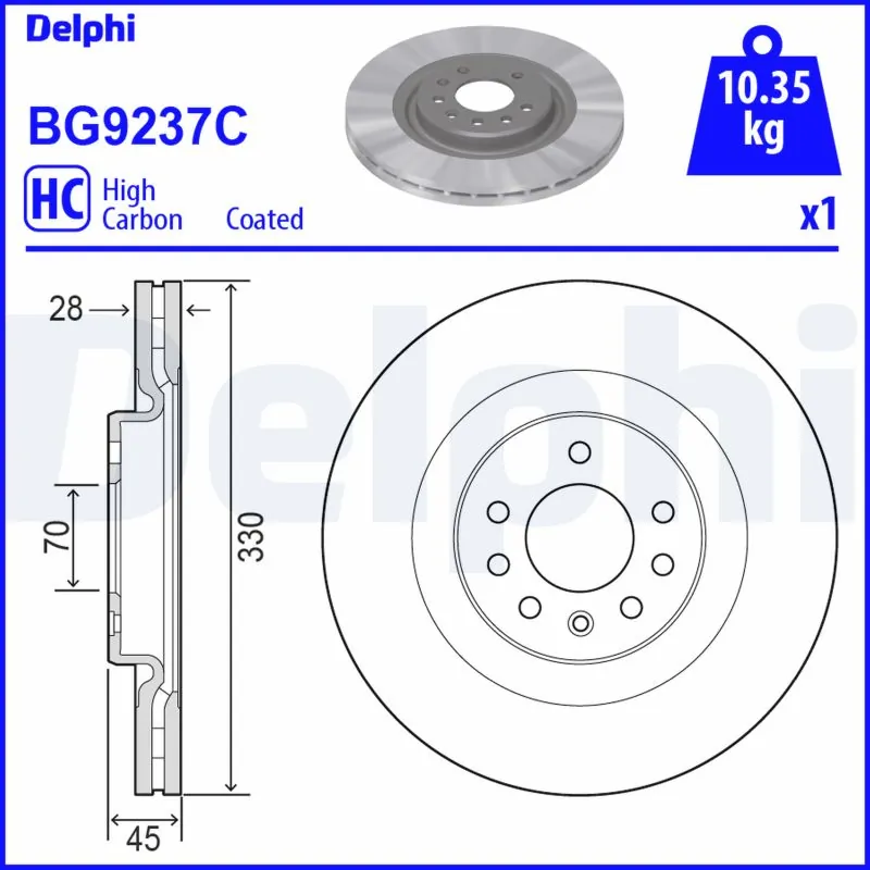 Brake Disc BG9237C
