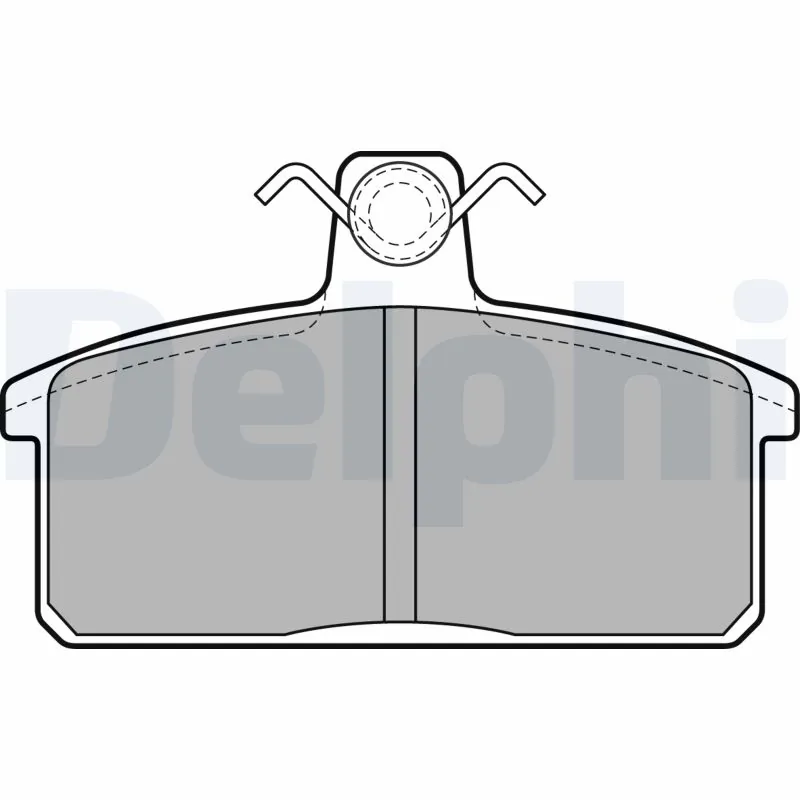 Brake Pad Set, disc brake LP1201