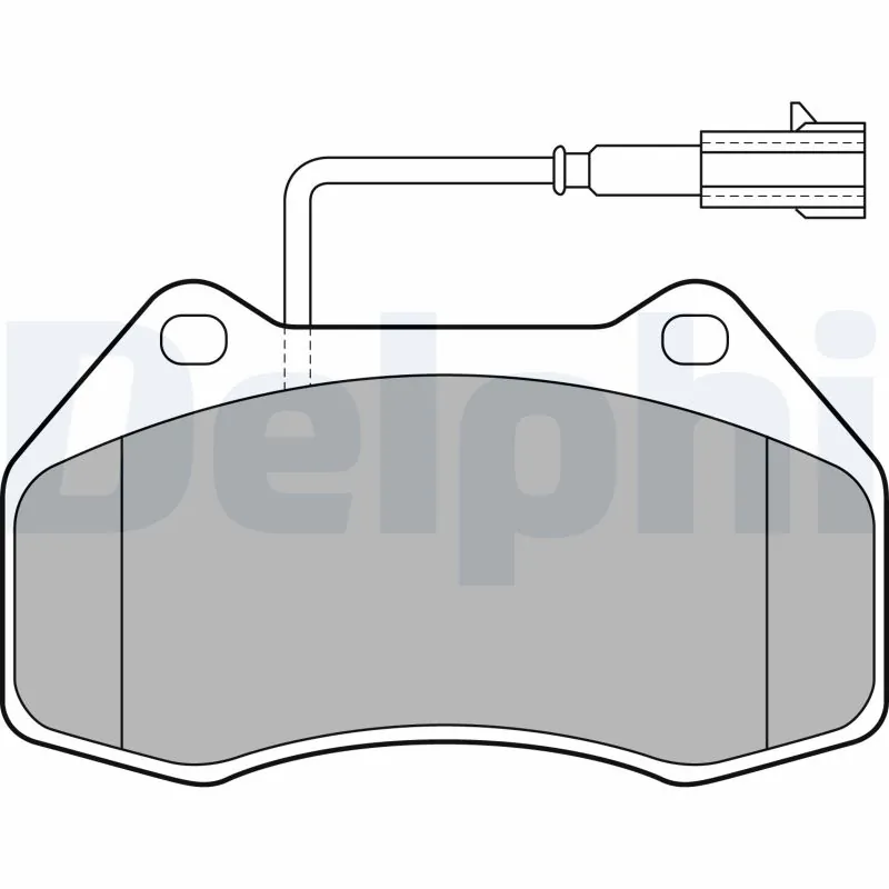 Brake Pad Set, disc brake LP2136