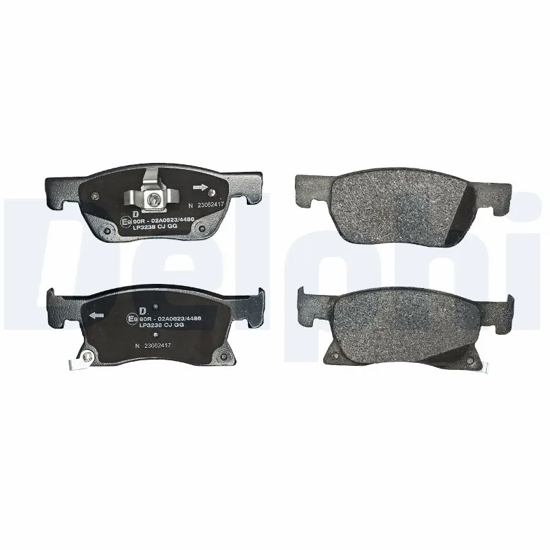 Brake Pad Set, disc brake LP3238
