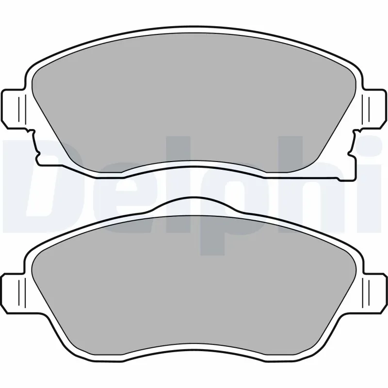 Brake Pad Set, disc brake LP1676