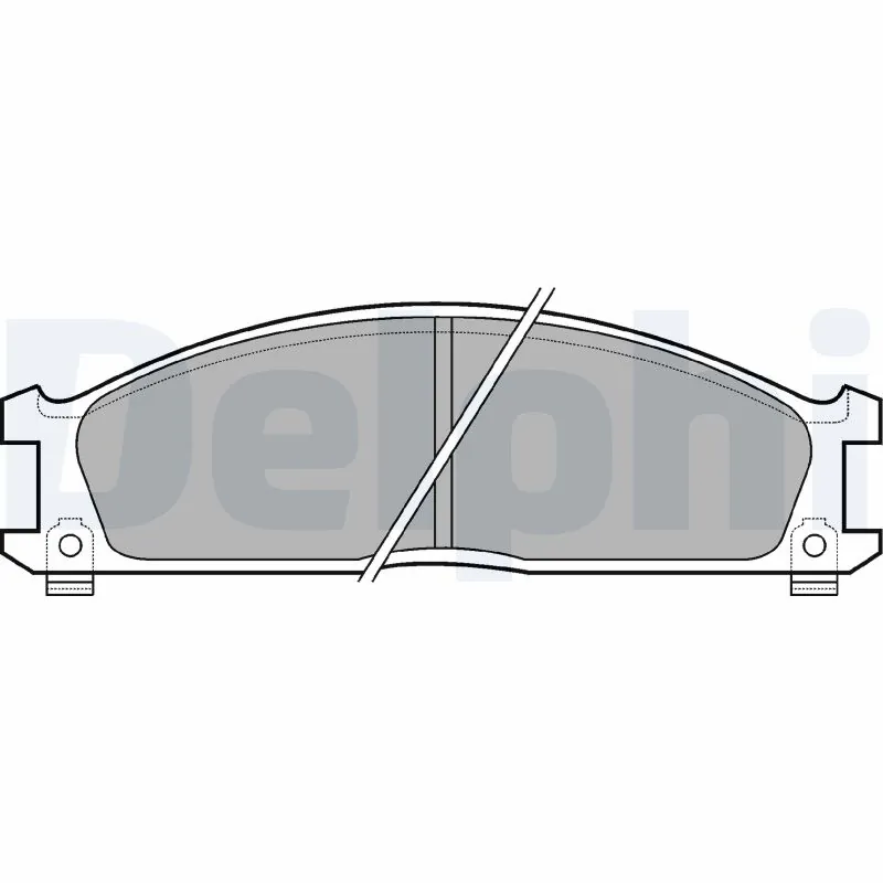 Brake Pad Set, disc brake LP543