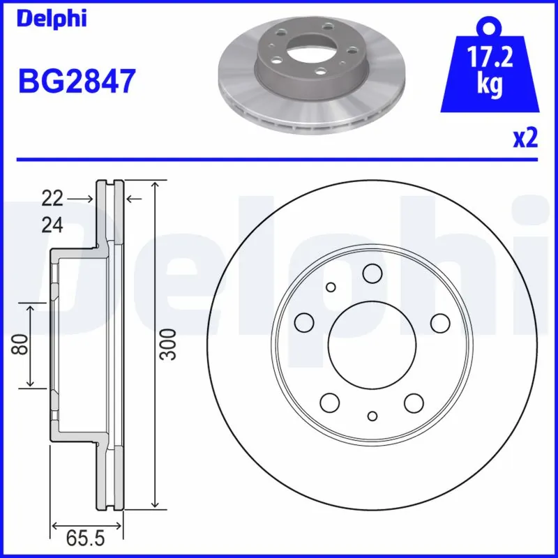 Brake Disc BG2847