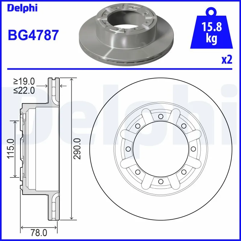 Brake Disc BG4787