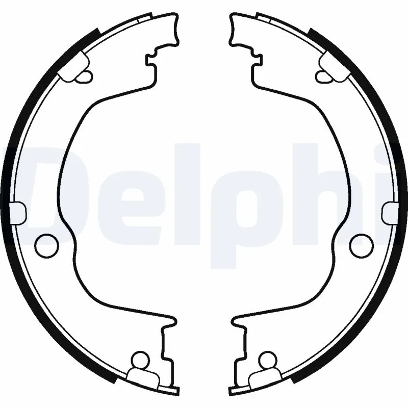 Brake Shoe Set, parking brake LS2106