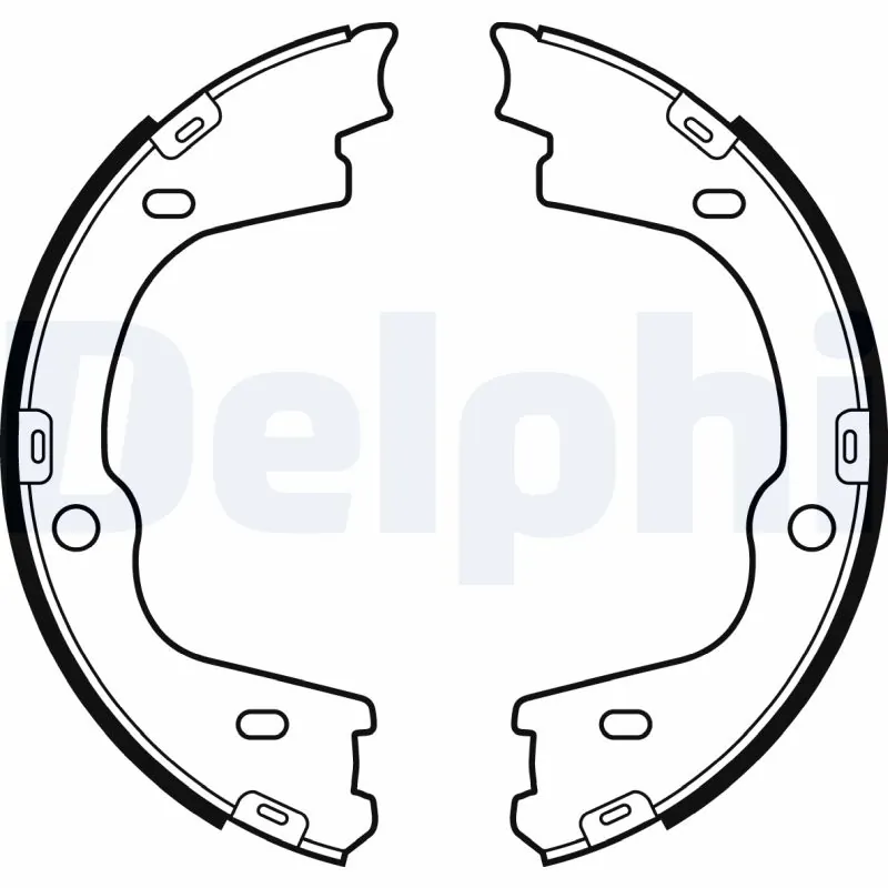 Brake Shoe Set, parking brake LS2086