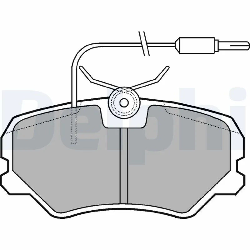 Brake Pad Set, disc brake LP1606