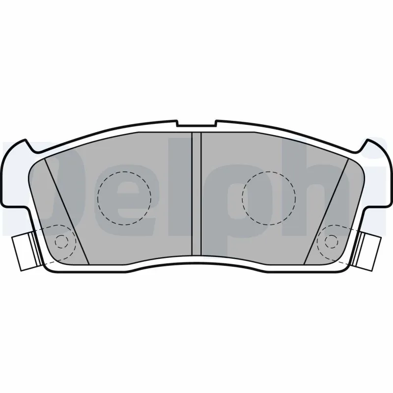 Brake Pad Set, disc brake LP2258
