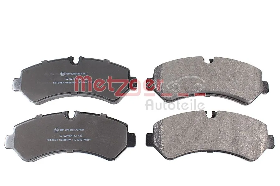 METZGER AUTOTEILE 1170948 Brake Pad Set, disc brake