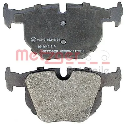METZGER AUTOTEILE 1170318 Brake Pad Set, disc brake
