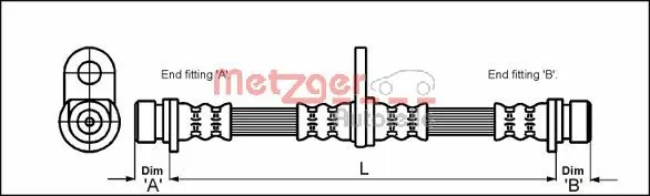 Brake Hose 4113290