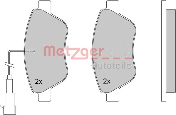 Brake Pad Set, disc brake 1170117
