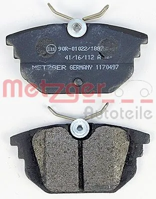 METZGER AUTOTEILE 1170497 Brake Pad Set, disc brake