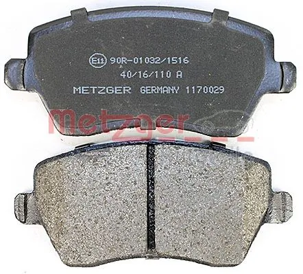 METZGER AUTOTEILE 1170029 Brake Pad Set, disc brake