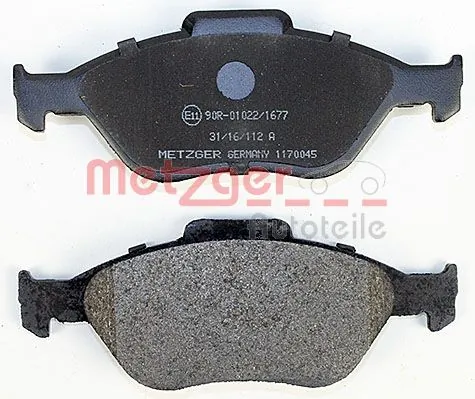 METZGER AUTOTEILE 1170045 Brake Pad Set, disc brake