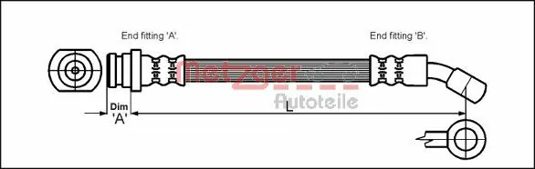 Brake Hose 4110072