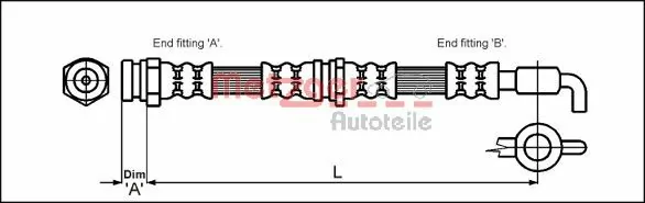 Brake Hose 4114780