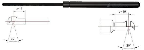 Gas Spring, boot/cargo area 2110523